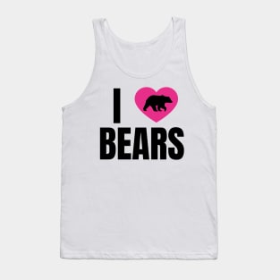 I Love Bears Tank Top